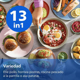 Philips Airfryer Series 4000 Double Vertical Basket 10L – RapidAir Technology, Sync, 2 Baskets at Once, 45% Less Space, PFAS Free Ceramic Coating,