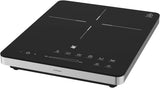 WMF Kult X Doppel- Induktionskochfeld 2 Platten, Kochplatte bis 28 cm, 2 Kochzonen, 8 Stufen, Topferkennung,Touch-Display, Glaskeramik, Timer-Funktion