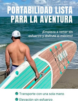 Niphean Tabla Paddle Surf Hinchable para Adultos con Todos los Accesorios, 320cm Paddle Surf Hinchable para Todos los Niveles, Sup Capacidad 200kg
