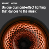Bluetooth Home Speaker ���ゆ�� Superior Sound Quality ���ゆ�� 5 Diamond Effect Light Themes ���ゆ�� Made from Recycled Materials