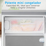 Midea Nevera pequeña 113L con Congelador - Mini frigorífico pequeño para la Habitación/Caravana/Camping - Mini Bar Bajo Consumo - Frigorifico Bajo