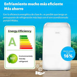 MIDEA Pingüino Aire Acondicionado Portátil 3 en 1 | 3000 Frigorías / 12000 BTU | Air conditioner Silencioso 43m2 - Deshumidificador Ventilador