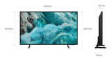Samsung QLED Q7F 4K Smart TV 43 Zoll (108 cm) mit AI-Vision, 100% Farbvolumen mit Quantum Dot, HDR10+, Q4 AI Prozessor, One UI Tizen, Wi-Fi, Bluetooth