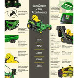 John Deere Z320R 42�测�� 21.5 HP V-Twin Zero-Turn Riding Mower with Accel Deep Deck