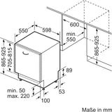 Siemens SX95EX12CE, iQ500 Smarter Geschirrspüler, Vollintegrierte Spülmaschine, 60 cm, Made in Germany, XXL, Besteckschublade, Extra leise, varioSpeed