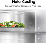 Samsung RB38C7AGWS9/EF Kühl-Gefrierkombination, 203 cm, 387 l, AI-Kühlschrank mit Gefrierfach, SmartThings AI Energy Mode, Cool Select+, Twin Cooling