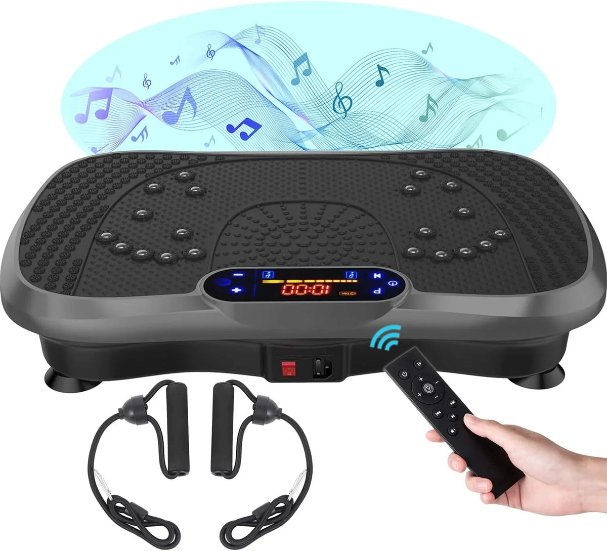 Vibration Plate Fitness Platform Exercise Machine Vibrating Lymphatic Drainage Shaking Full Body Shaker Workout Vibrate Stand Shake Board Sport Gym