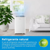 MIDEA Pingüino Aire Acondicionado Portátil 3 en 1 | 3000 Frigorías / 12000 BTU | Air conditioner Silencioso 43m2 - Deshumidificador Ventilador