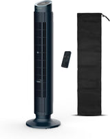 Rowenta Eole Silence Force Turmventilator, leistungsstark, Silent-Modus, 12 Geschwindigkeitsstufen, 5 Automatikmodi, Timer, 60-90°-Schwenkung,