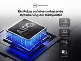 TCL 55V6C 55 Zoll Direct LED TV, 4K HDR Fernseher, Smart TV mithilfe von Google TV (Dolby Audio, Motion Clarity, Kompatibel mit Google Assistant &