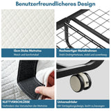 Sonnewelt Klappbett 90x200cm mit 13cm Dicke und Rollen