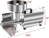 Prensa eléctrica de tomates y colador, procesador de alimentos comercial de acero inoxidable para salsa y jugo, 220 V