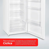 NILSON Frigorífico 2 Puertas Blanco NF145500E. Capacidad 206 Litros, Puerta Reversible, Bajo Nivel Sonoro, Eficiencia Energética Clase E