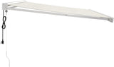 Toldo Articulado Eléctrico con Mando a Distancia, Toldo Retráctil 4x3 m, Toldo Exterior Enrollable, Toldo con Abrazadera, Toldo Motorizado Incluye