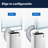 Pinguino PAC EM90K SILENT Aire Acondicionado Portátil 9.800 BTU/h, 2.5 kW, hasta 85m³, Función Deshumidificador y Ventilación