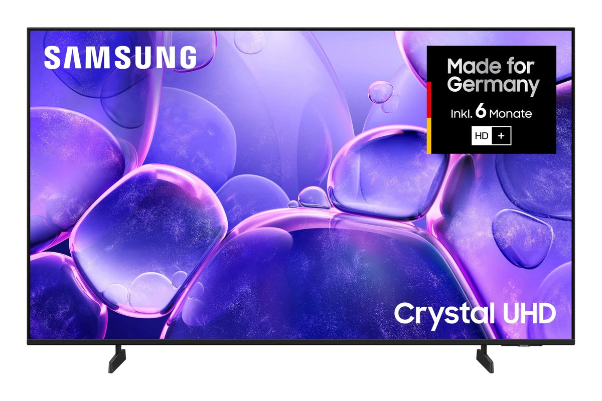 Samsung Crystal UHD U8079F 4K 43 Zoll (108 cm) LED Fernseher, Crystal Prozessor 4K, MetalStream Design, SmartThings, AI Upscaling, Gaming Hub, Knox