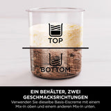 Ninja CREAMi Deluxe Eis-und Eisgetränkmaschine mit 2 Bechern, 10 Funktionen, macht Eiscreme, Gelato, Sorbet, Frozen Yoghurt, Milchshakes, Slushi &