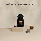 Nespresso De'Longhi Inissia EN80.B - Cafetera monodosis de cápsulas Nespresso, 19 bares, apagado automático, color negro