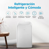MIDEA Pingüino Aire Acondicionado Portátil 3 en 1 | 3000 Frigorías / 12000 BTU | Air conditioner Silencioso 43m2 - Deshumidificador Ventilador