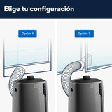 Pingüino PACEL112 Silent Aire Acondicionado Portátil Silencioso con Tecnología Eco Real Feel y Cool Surround, Función Deshumidificadora, 2.9 kW, 63 dB