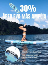 Niphean Tabla Paddle Surf Hinchable, Tabla de Paddle Surf 305 cm con Aletas de Equilibrio para Principiantes y Accesorios Resistentes, Sup Board para