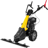 TEXAS Profi Benzin Balkenmäher CB8750 196ccm Wiesenmäher Hochgrasmäher Rasenmäher mit Antrieb Radantrieb | 5,7PS | 4200Watt | Schnittbreite 870mm | 4-