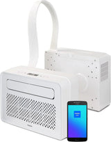 MEDION Smart Climatiseur Split P502 (5000 BTU, 3-en-1, Refroidir, Déshumidification, Ventilation, pour caravane, camping-car, kit de joint de fenêtre,
