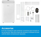 MIDEA Pingüino Aire Acondicionado Portátil 3 en 1 | 3000 Frigorías / 12000 BTU | Air conditioner Silencioso 43m2 - Deshumidificador Ventilador