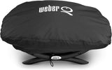 Weber Q1400 Elektrogrill, 43 x 32cm Grillfäche, portabler BBQ Grill, 2-geteilter porzellanemaillierter Guss-Grillrost, Aluminiumguss Deckel & Gehäuse